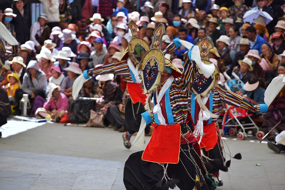 Tibet Opera during Lhasa Shoton Festival