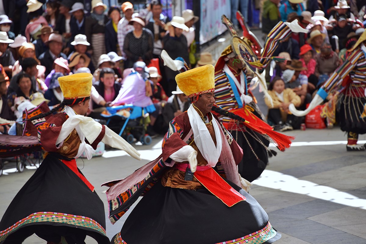 Tibet Opera during Lhasa Shoton Festival