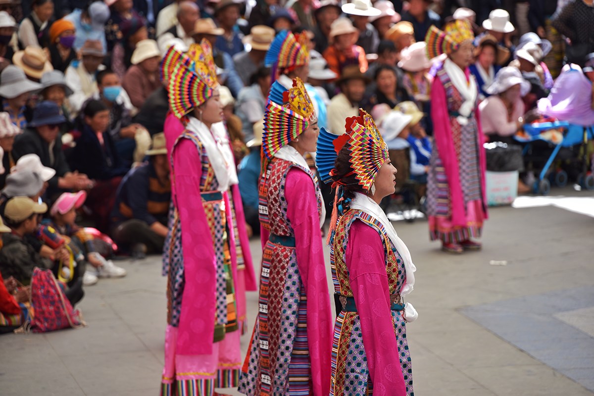 Tibet Opera during Lhasa Shoton Festival