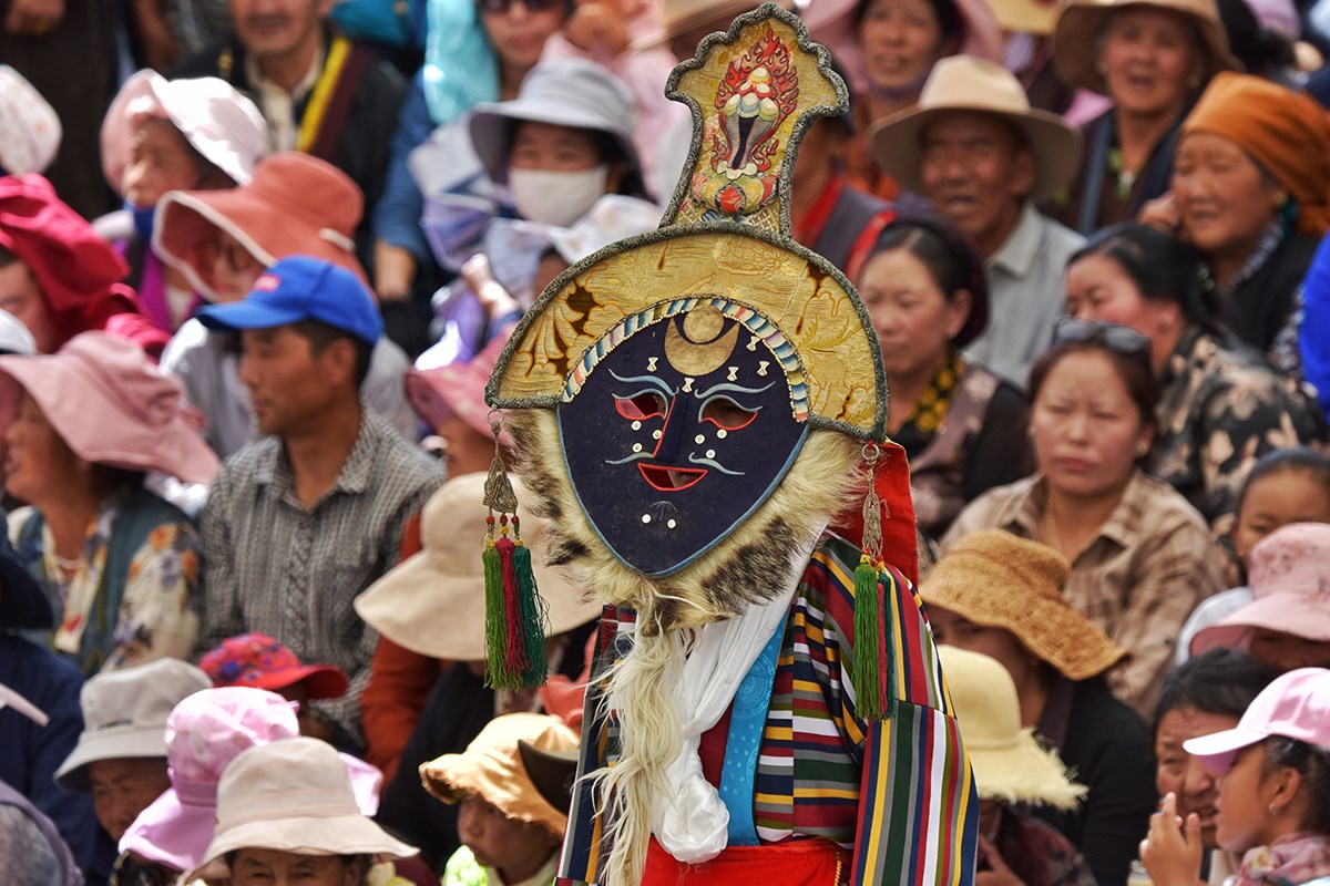 Tibet Opera during Lhasa Shoton Festival