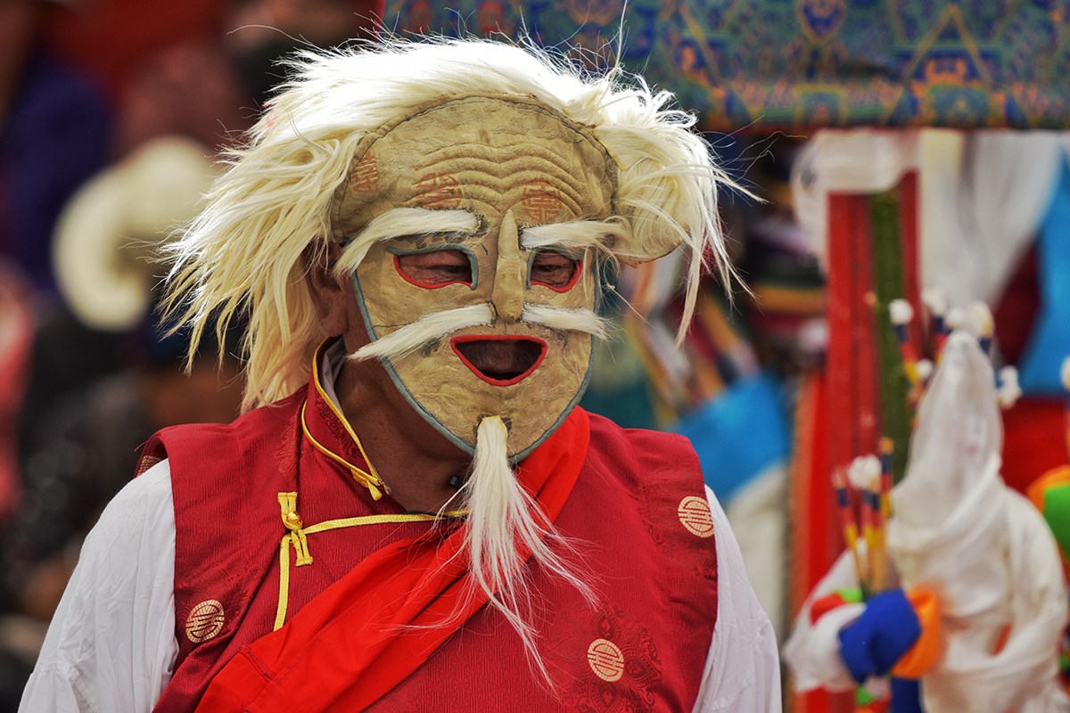 Tibet Opera during Lhasa Shoton Festival
