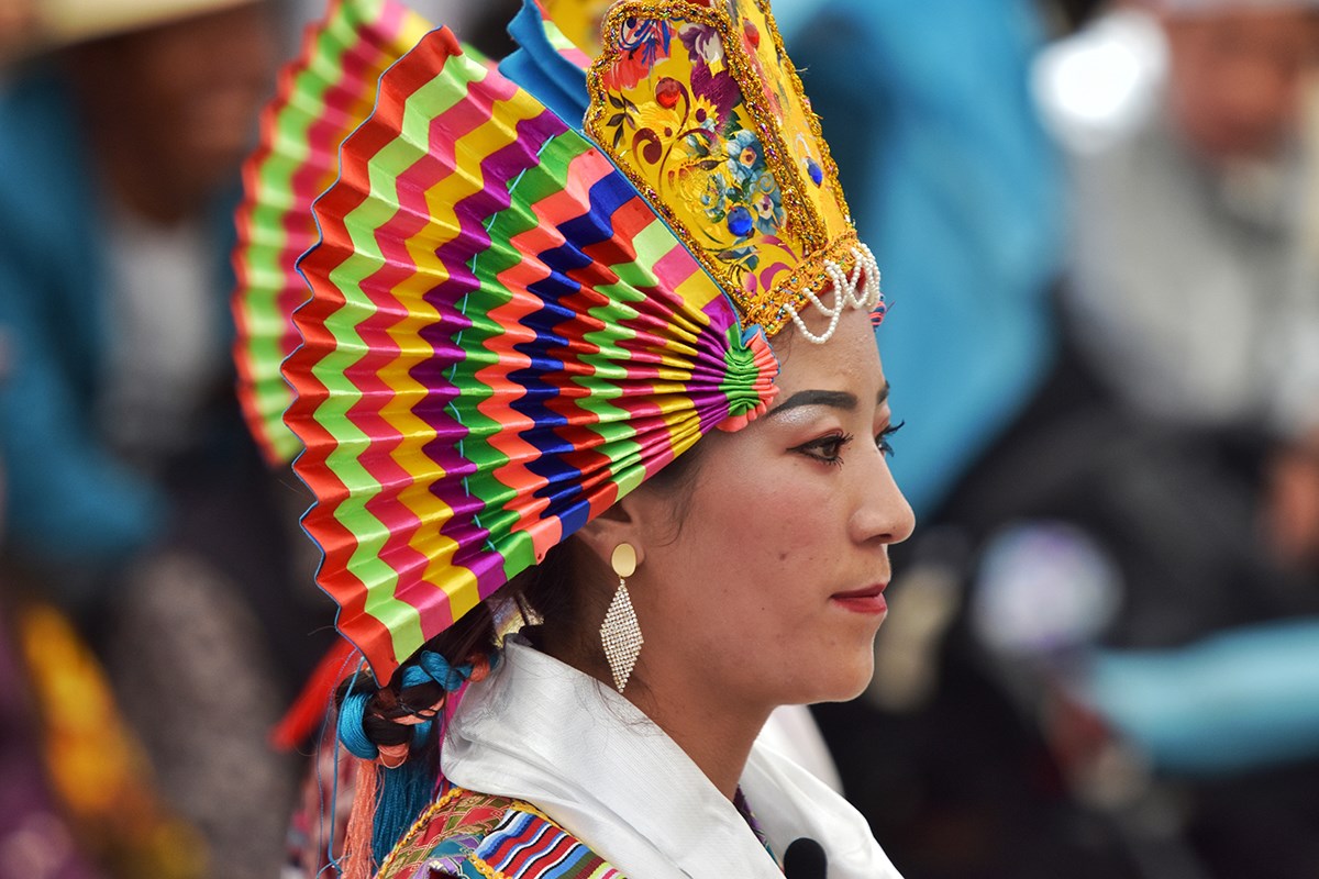 Tibet Opera during Lhasa Shoton Festival
