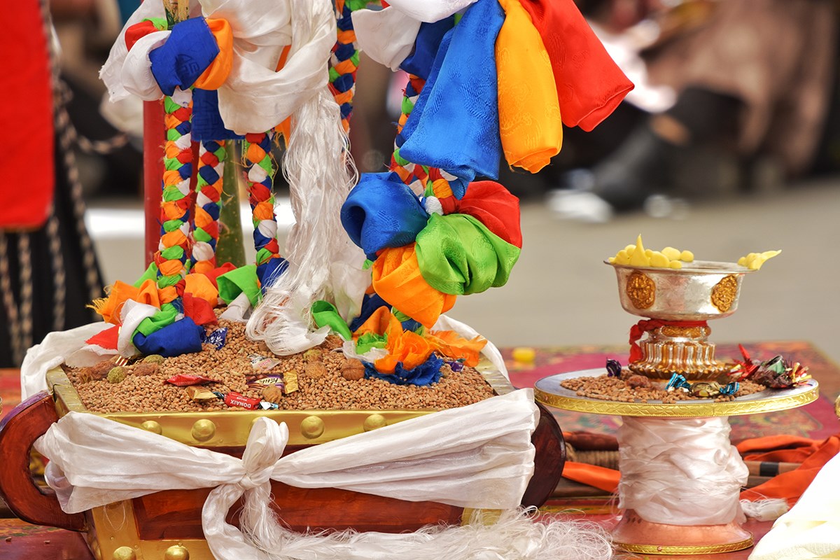 Tibet Opera during Lhasa Shoton Festival