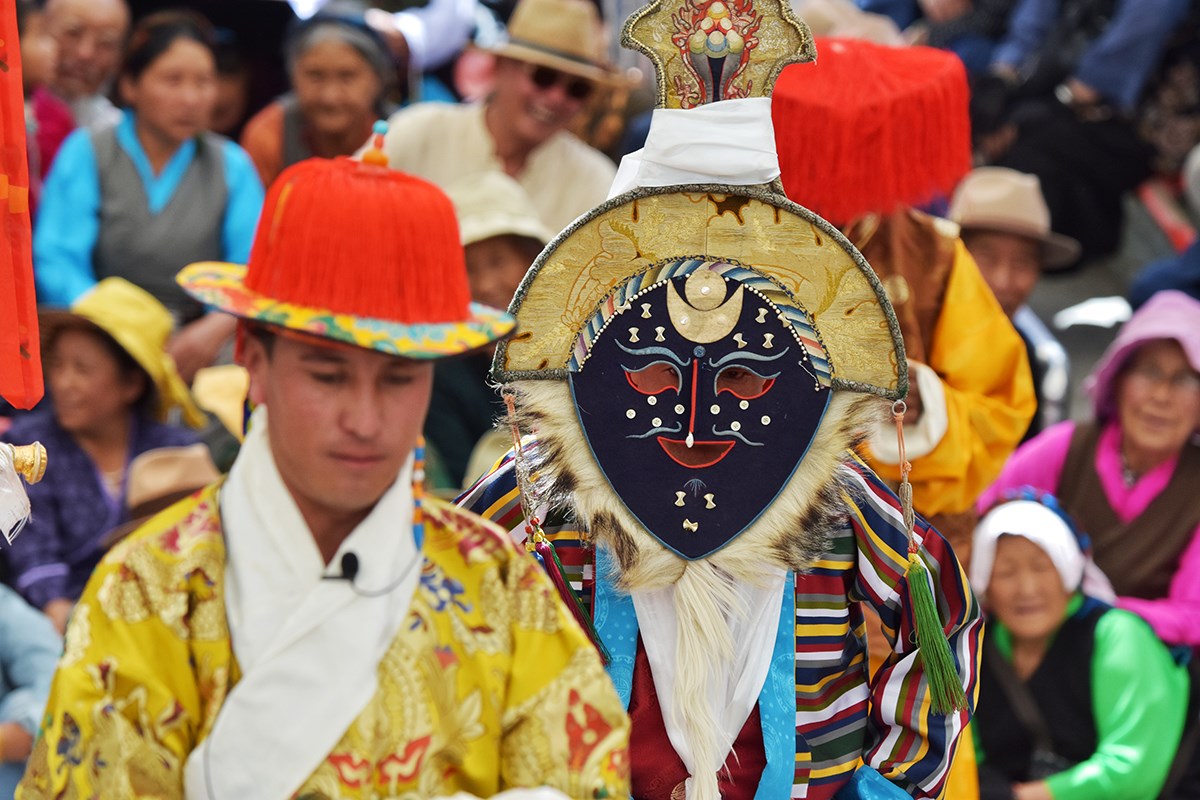 Tibet Opera during Lhasa Shoton Festival