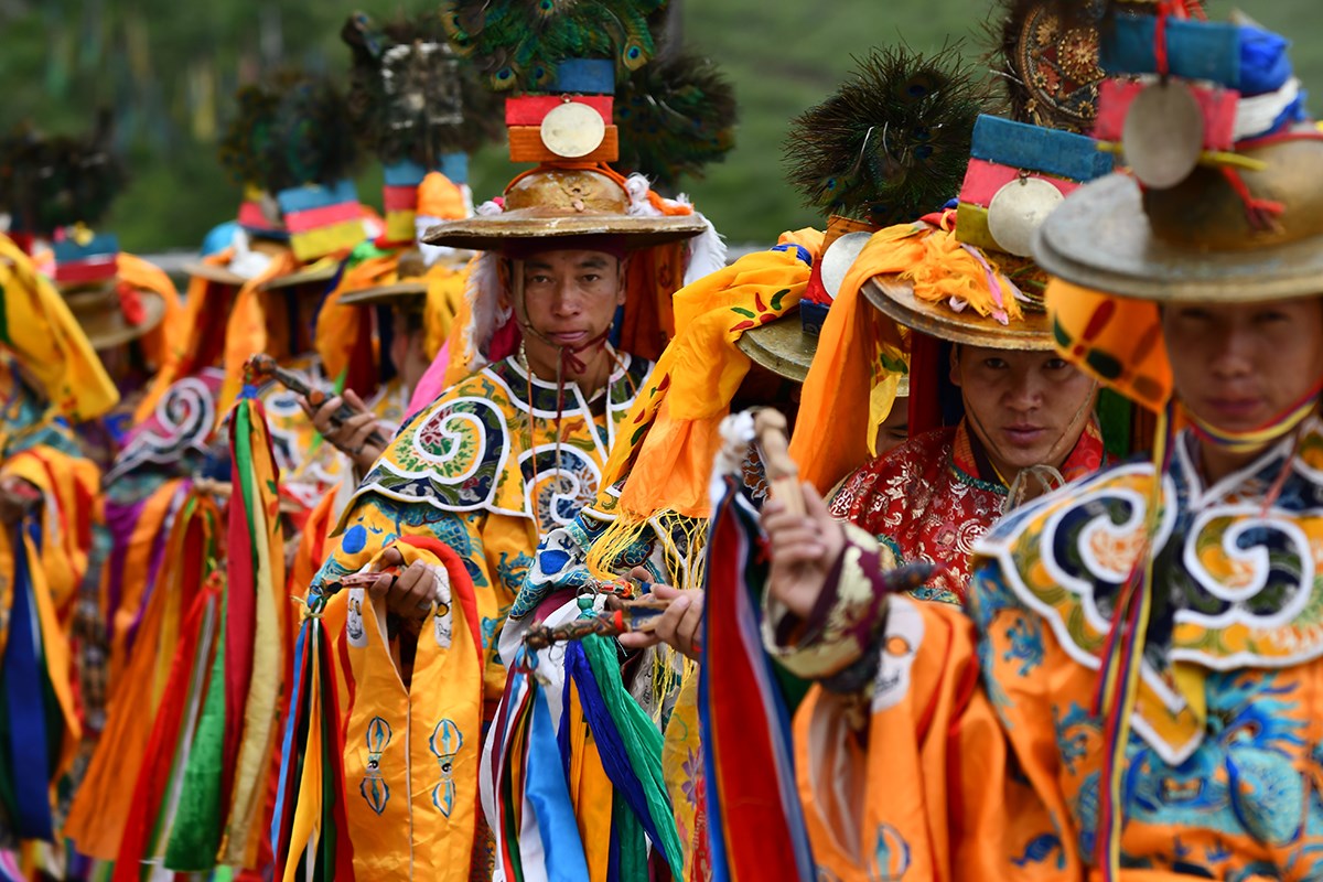 Mask Dance Festival in Katok Monastery