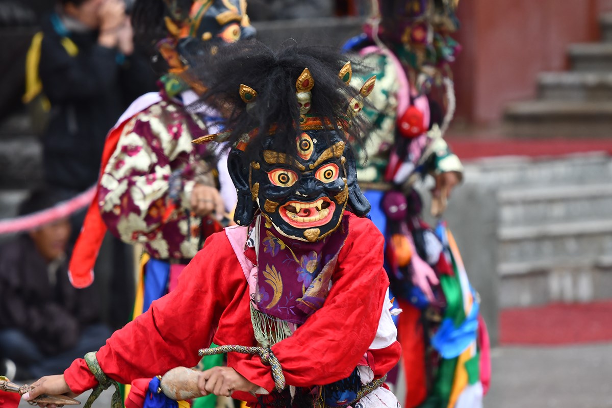 Mask Dance Festival in Katok Monastery