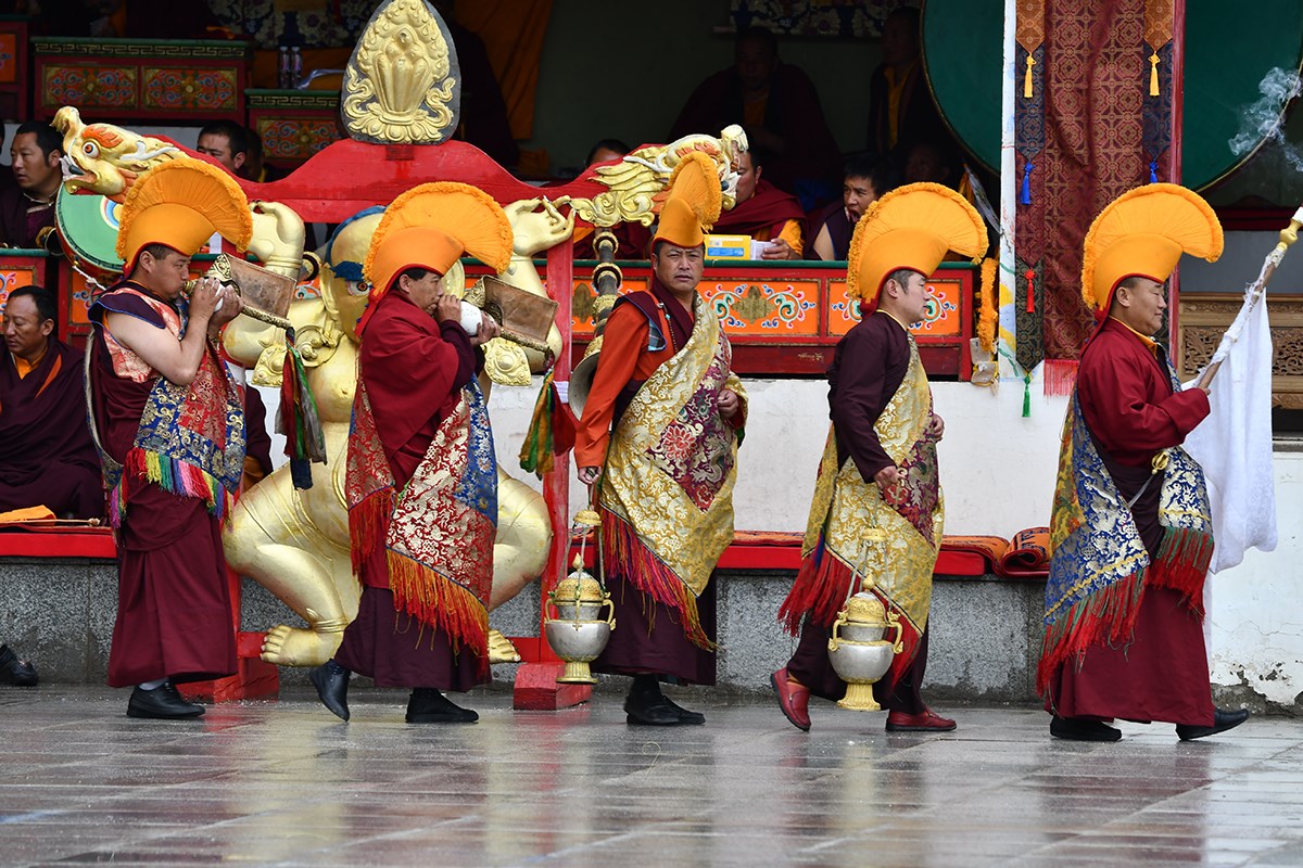 Mask Dance Festival in Katok Monastery