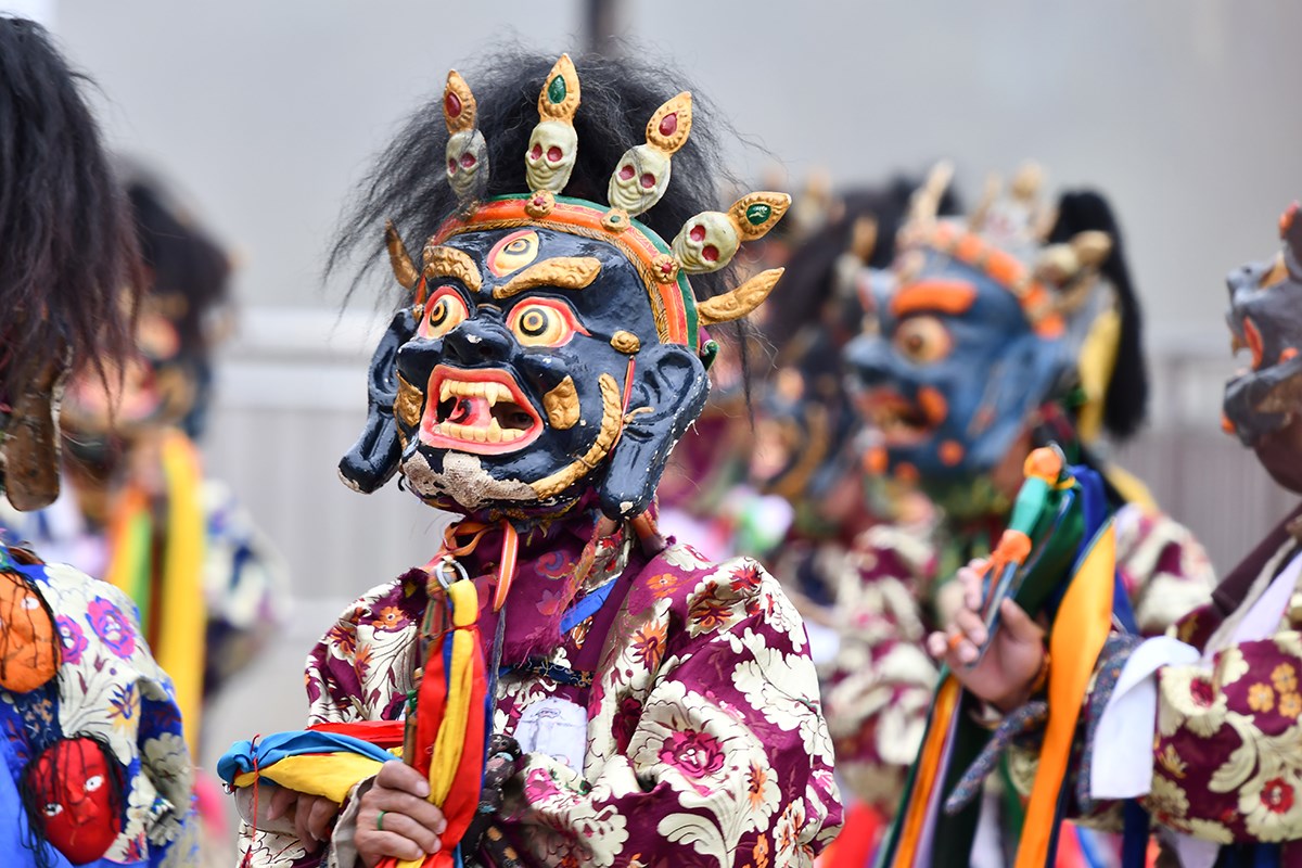 Mask Dance Festival in Katok Monastery