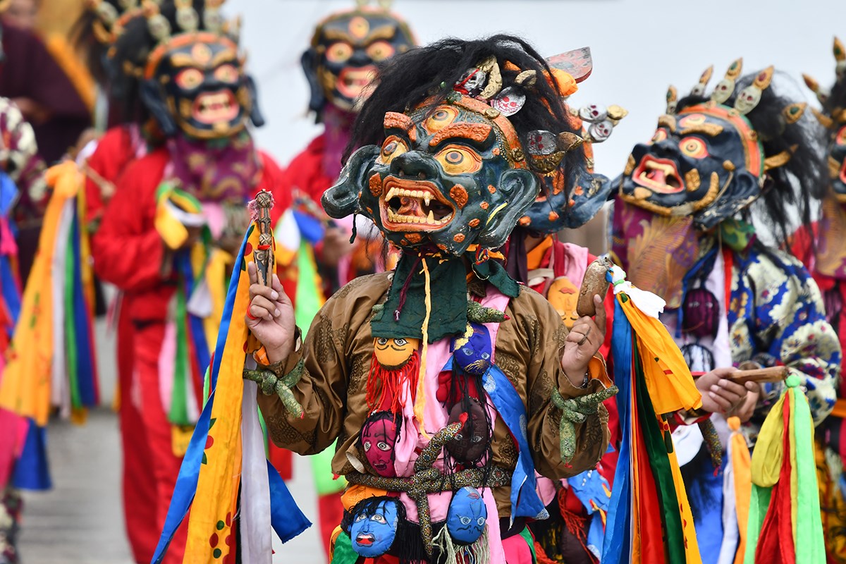 Mask Dance Festival in Katok Monastery