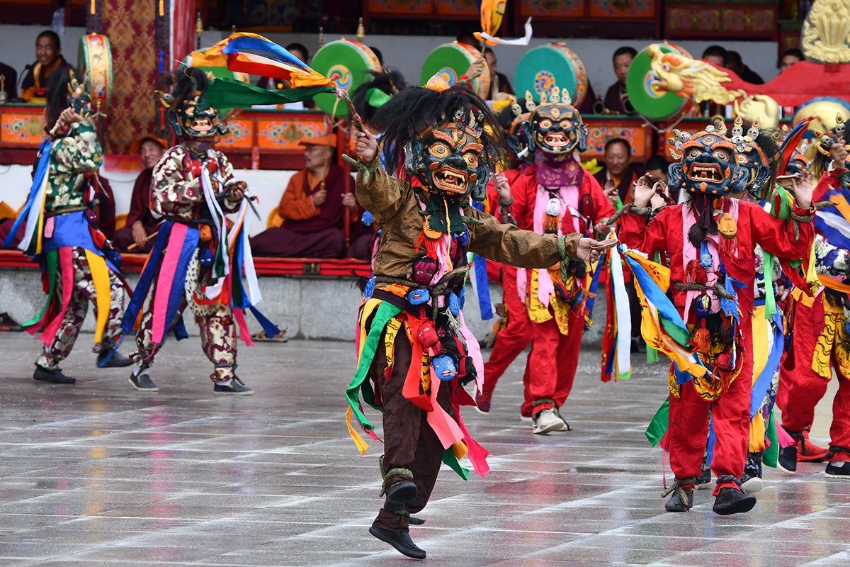 Mask Dance Festival in Katok Monastery