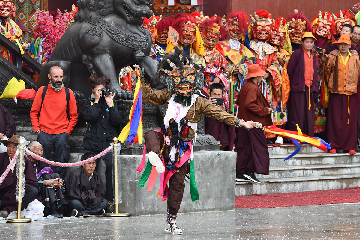 Mask Dance Festival in Katok Monastery