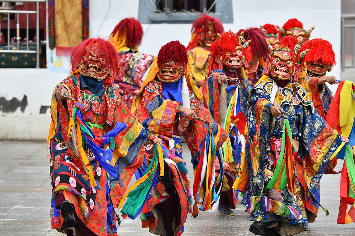 Mask Dance Festival in Katok Monastery