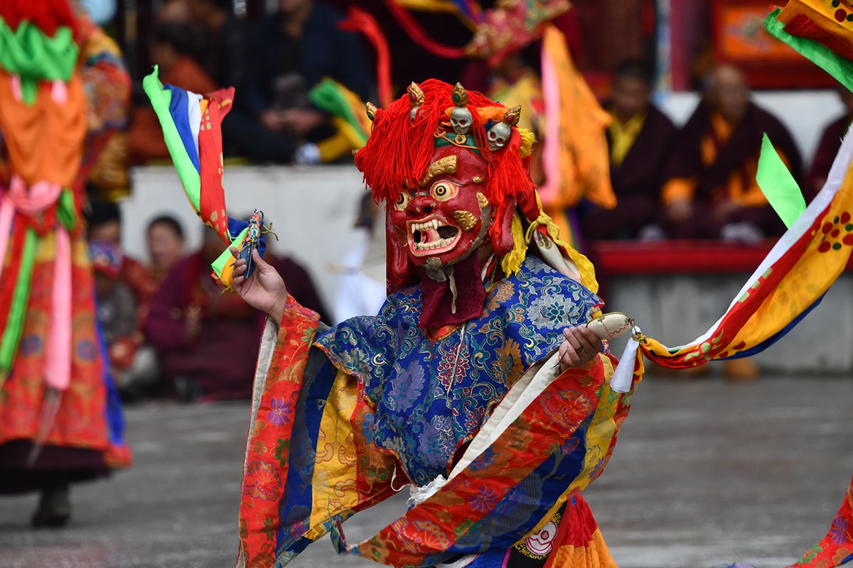 Mask Dance Festival in Katok Monastery
