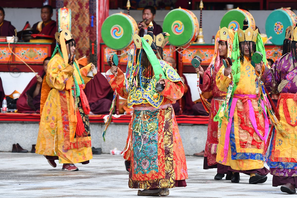 Mask Dance Festival in Katok Monastery