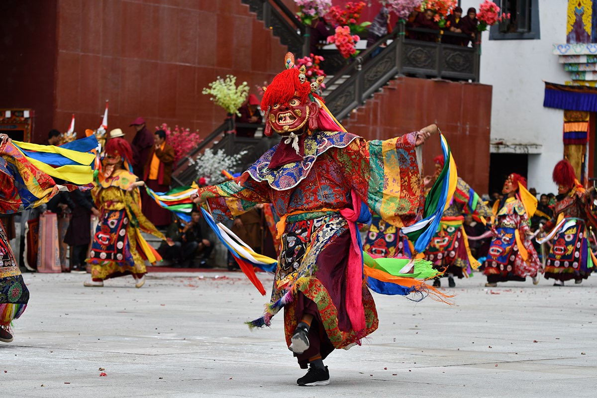 Mask Dance Festival in Katok Monastery