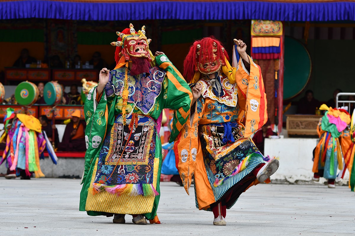 Mask Dance Festival in Katok Monastery