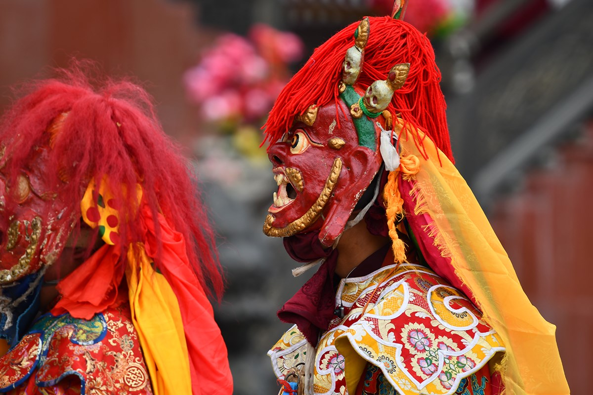 Mask Dance Festival in Katok Monastery