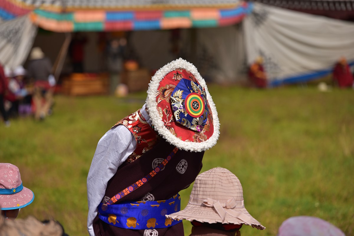 Mask Dance Festival in Huiyuan Monastery