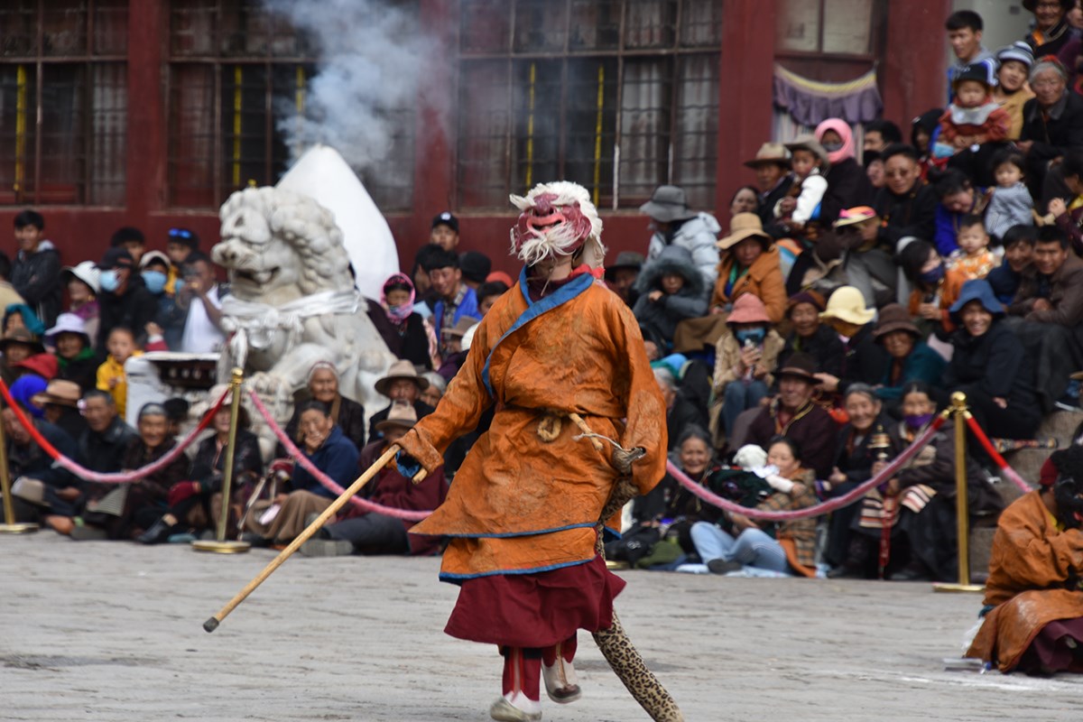 Mask Dance Festival in Tsurpu Monastery