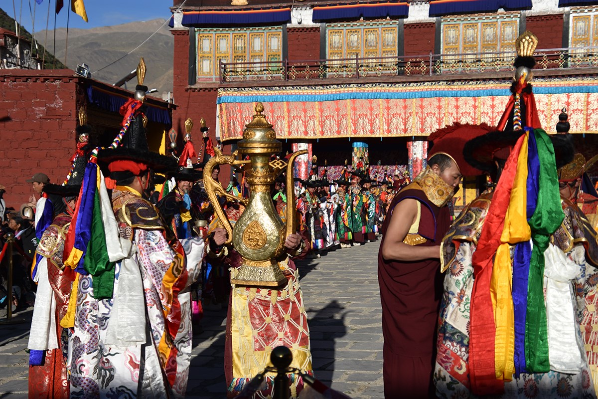Mask Dance Festival in Tsurpu Monastery