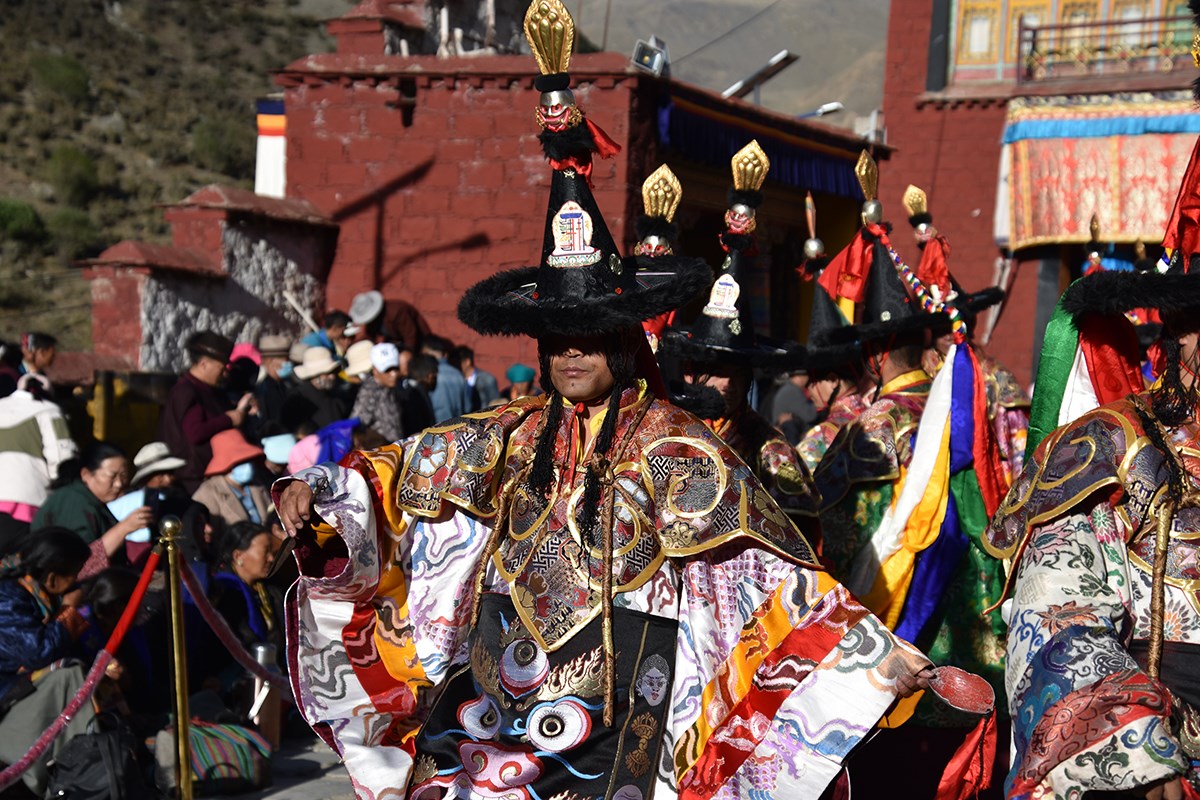 Mask Dance Festival in Tsurpu Monastery