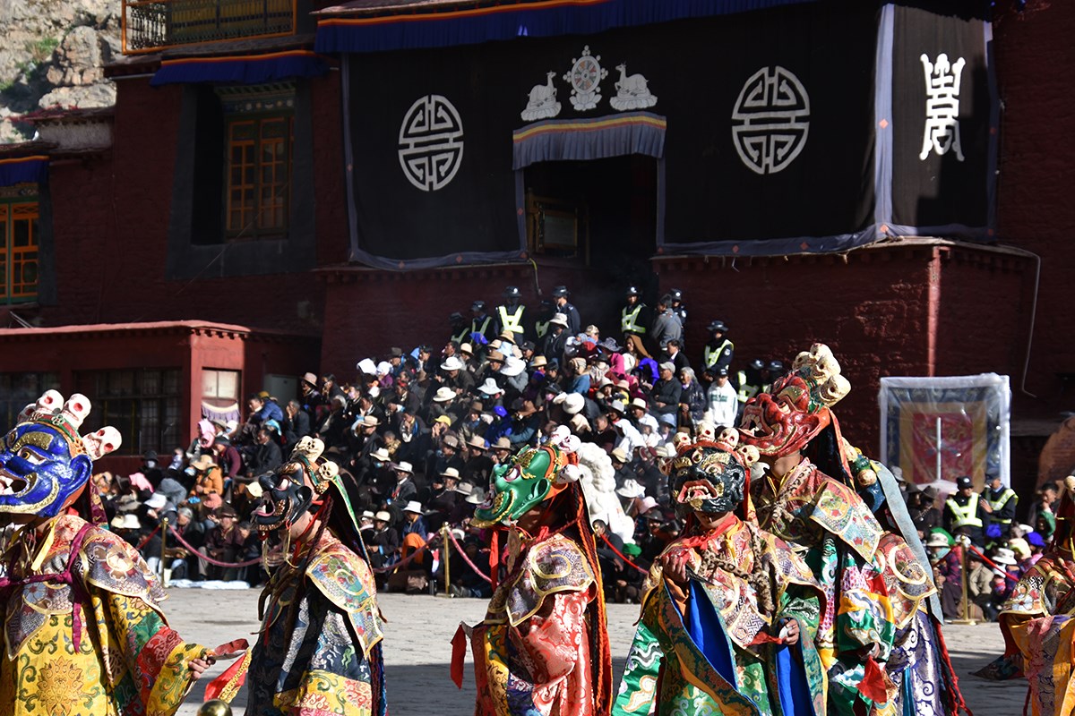 Mask Dance Festival in Tsurpu Monastery