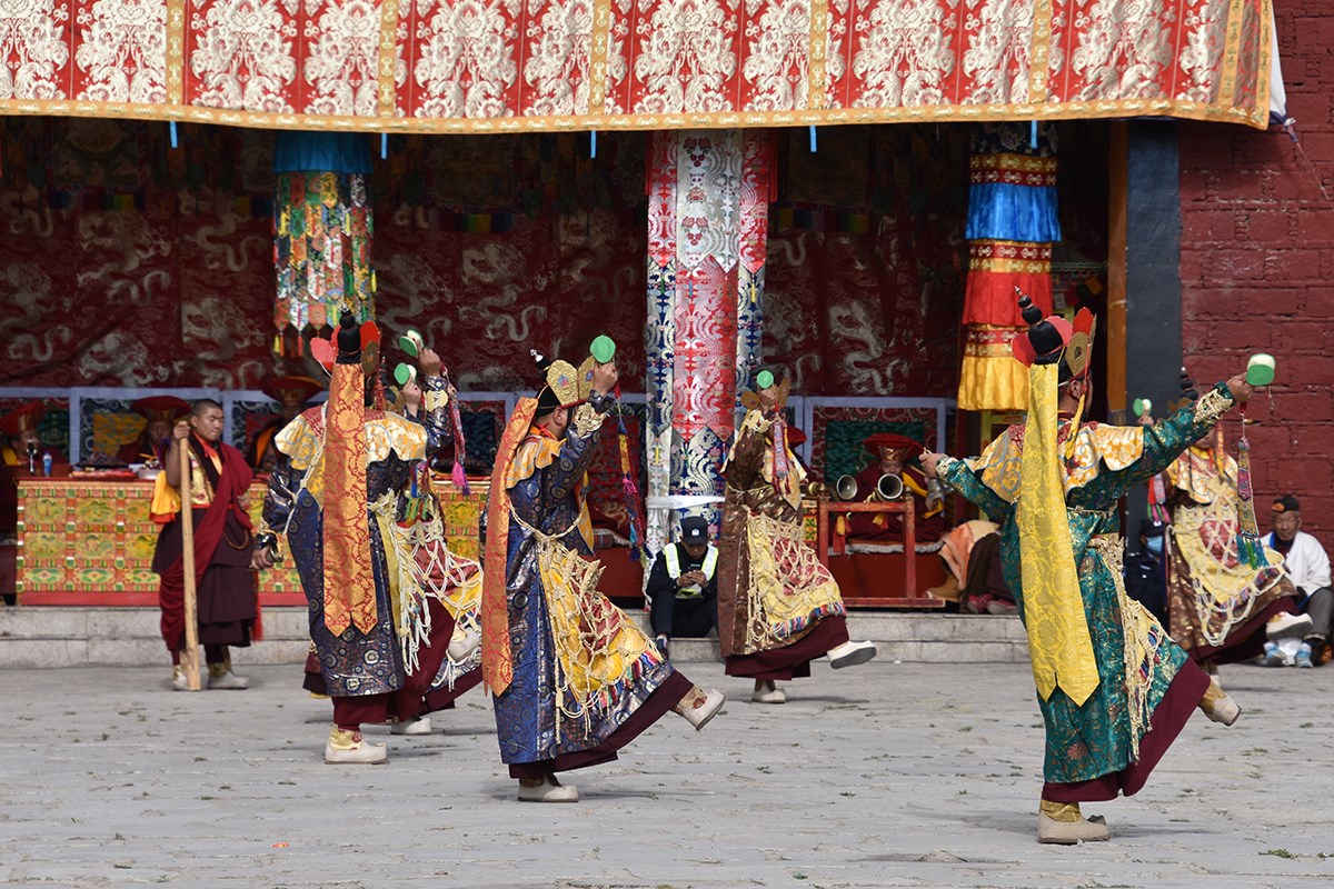Mask Dance Festival in Tsurpu Monastery