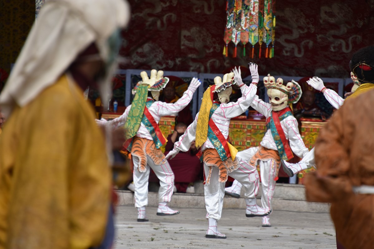 Mask Dance Festival in Tsurpu Monastery