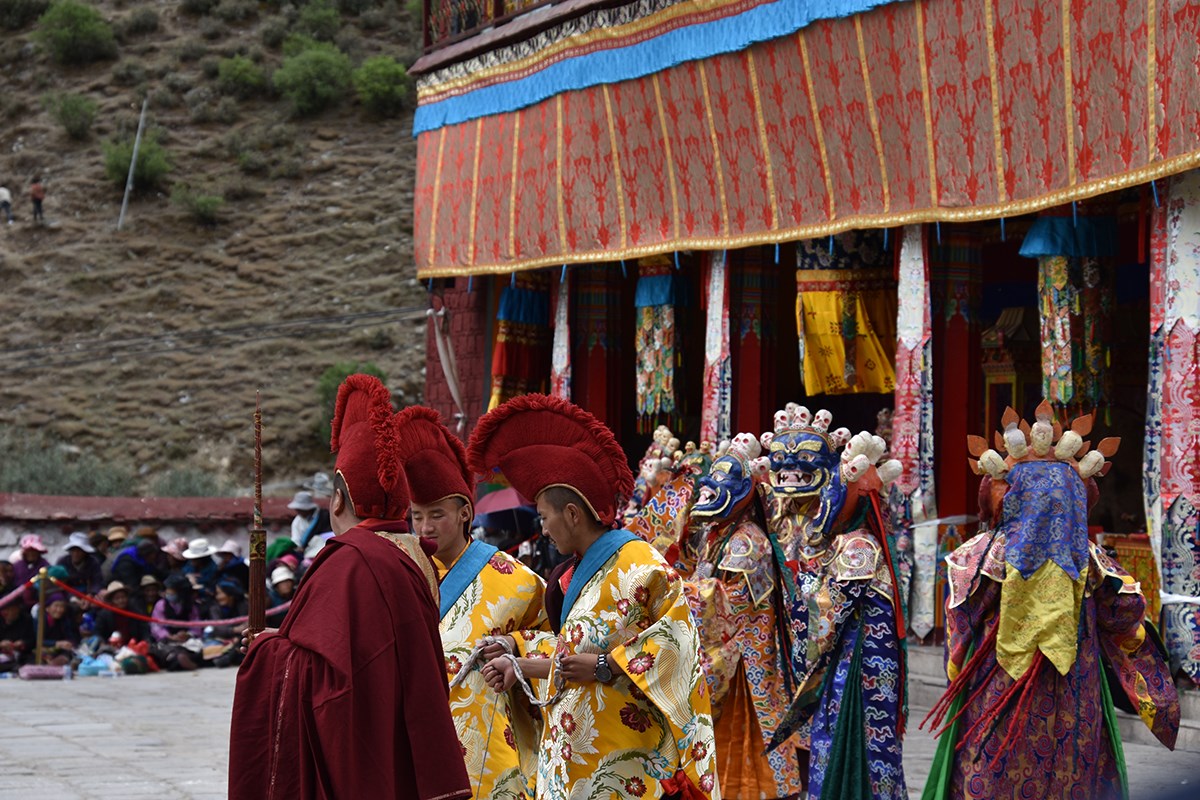 Mask Dance Festival in Tsurpu Monastery