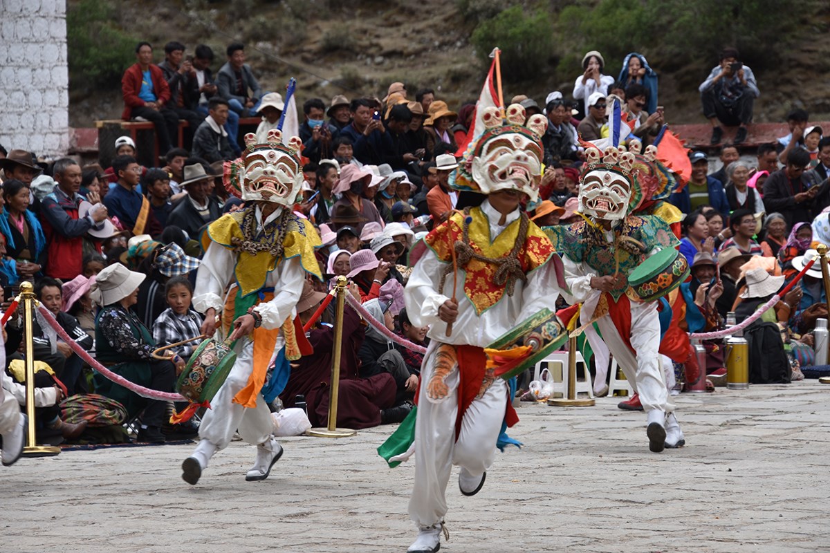 Mask Dance Festival in Tsurpu Monastery
