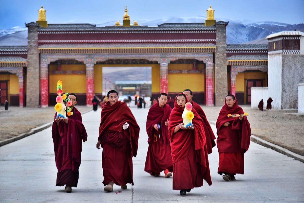 Monlam Festival Losar in Aba | Photo by Liu Bin