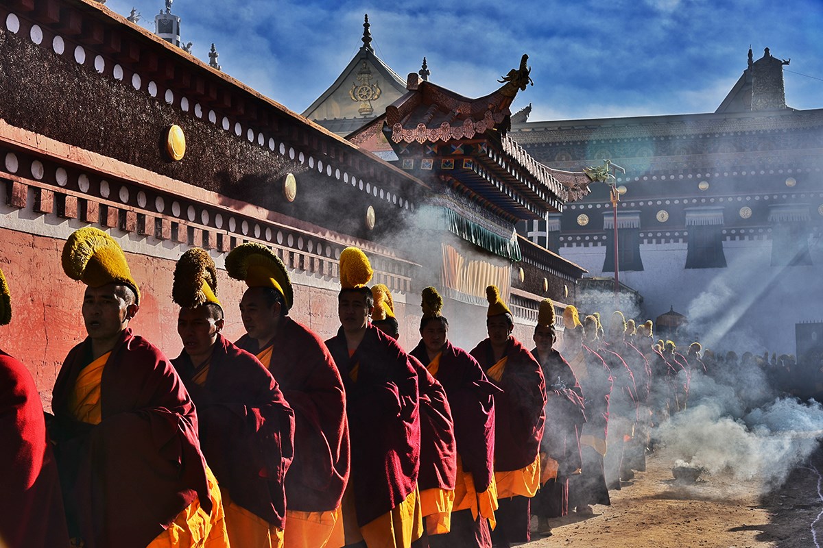 Monlam Festival Losar in Aba | Photo by Liu Bin