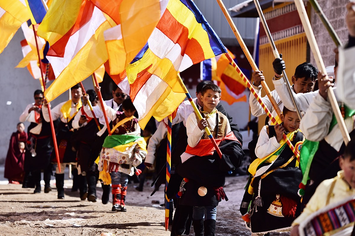 Monlam Festival Losar in Aba | Photo by Liu Bin