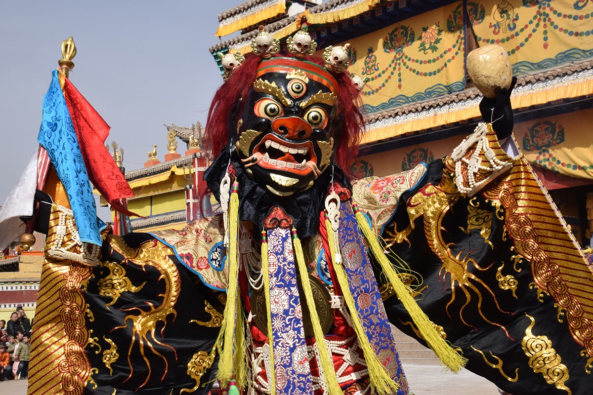 Monlam Festival Losar in Tongren | Photo by Prof. Hans Först