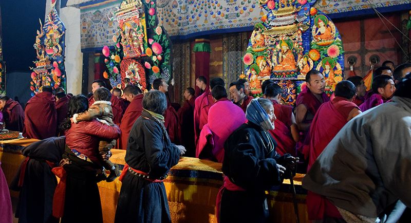 Show of Butter Sculpture Arts at Labrang Monastery