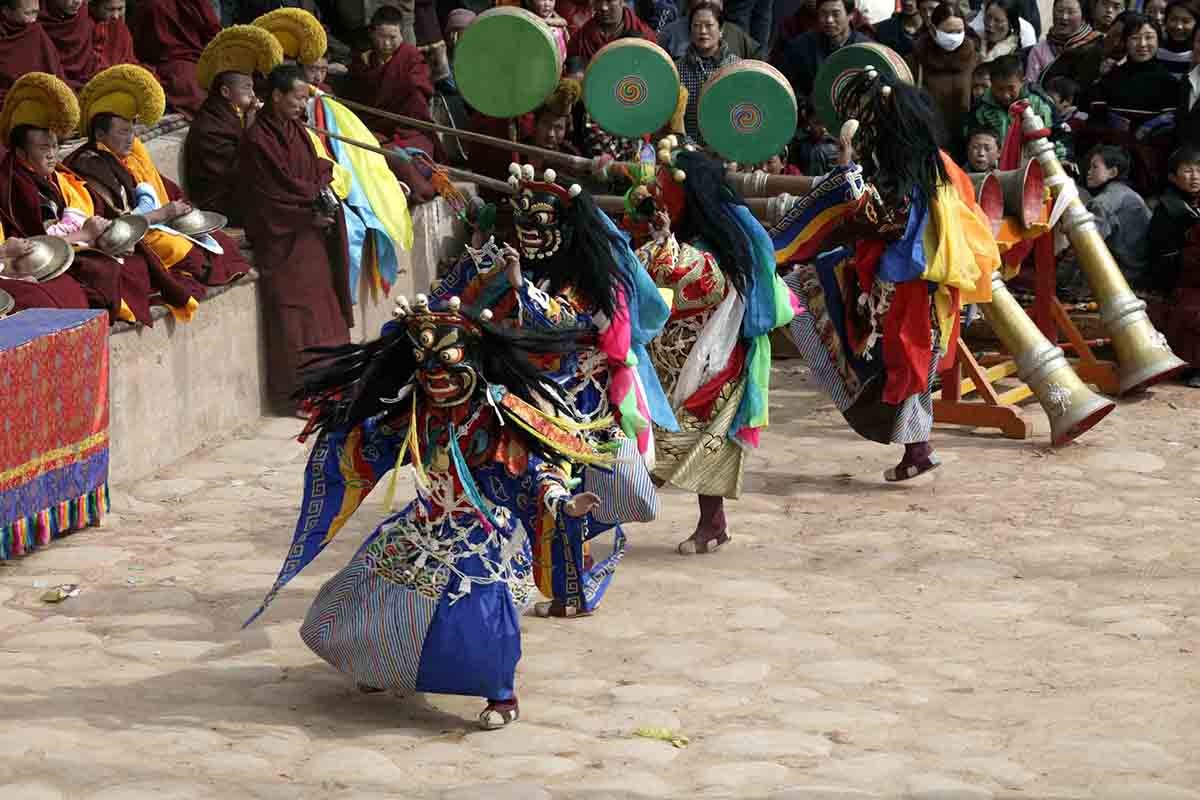 Monlam Festvial (Losar) in Tongren 