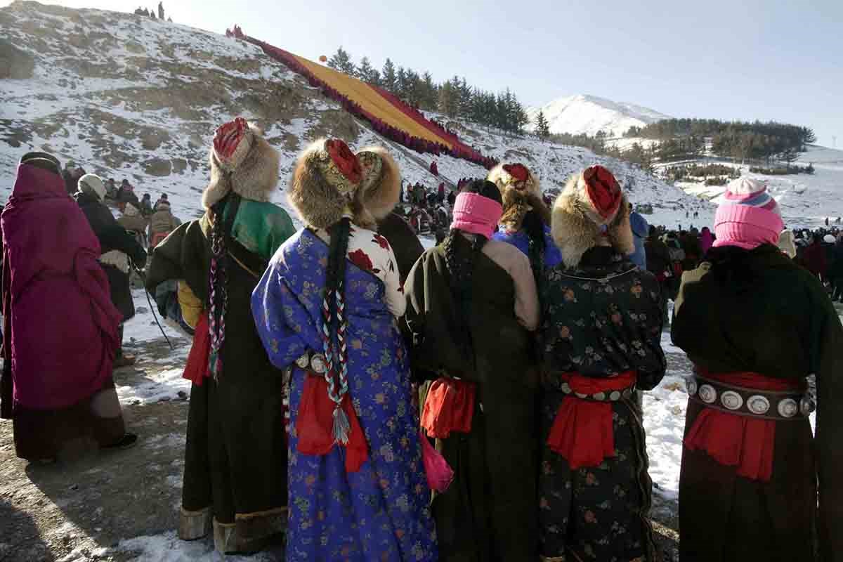 Monlam Festvial (Losar) in Tongren 
