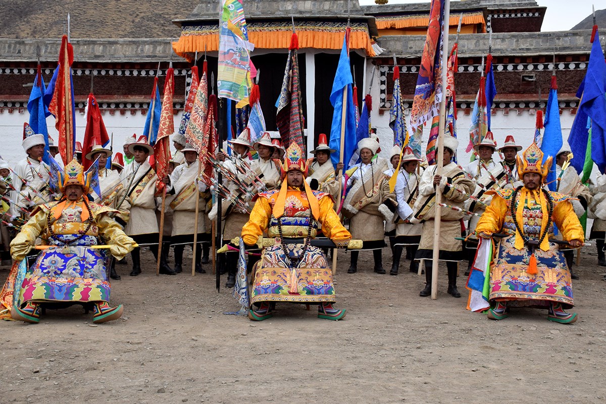 Jewelry show in Xicang Monastery  | Photo by Prof. Hans Först