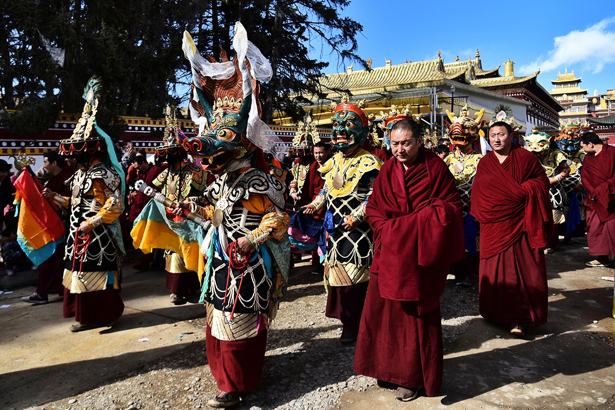 Monlam Festvial (Losar) in Aba | Photo by Liu Bin