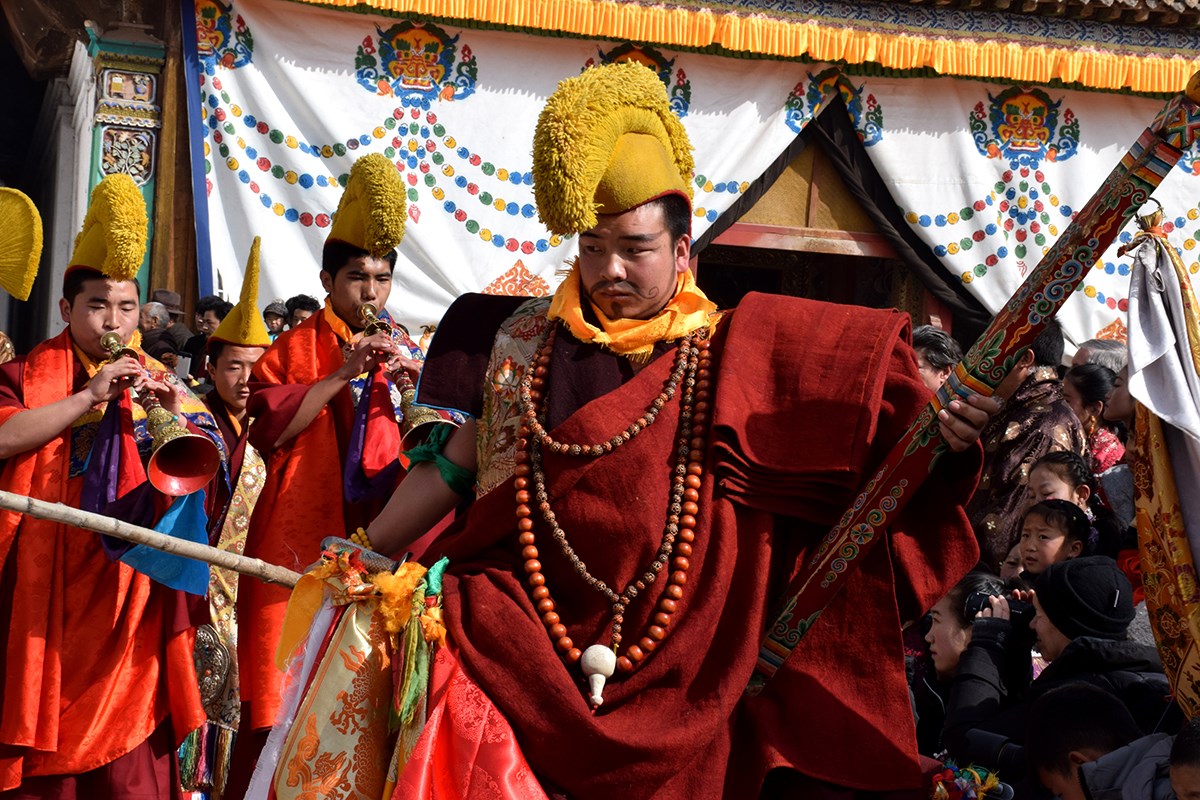 Monlam Festvial (Losar) in Tongren  | Photo by Prof. Hans Först