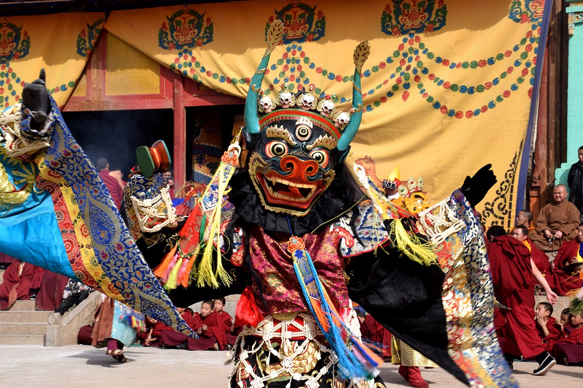 Monlam Festvial (Losar) in Tongren  | Photo by Prof. Hans Först
