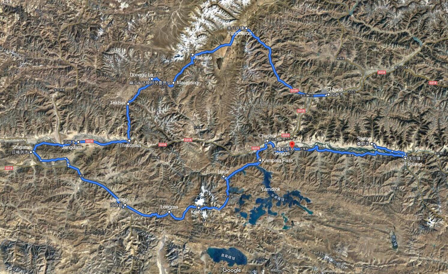 Great Bike Tour in Central Tibet
