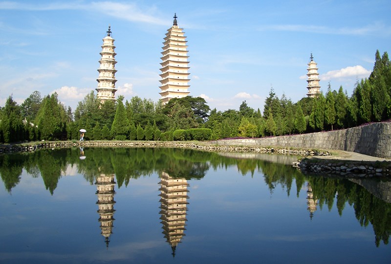 Three Pagodas of Chong Sheng Temple