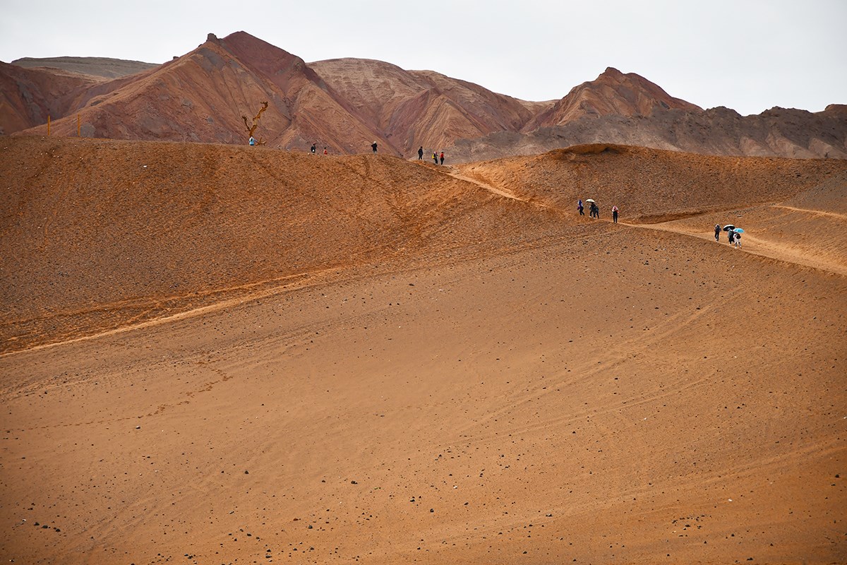 Flaming Mountains | Photo by Liu Bin