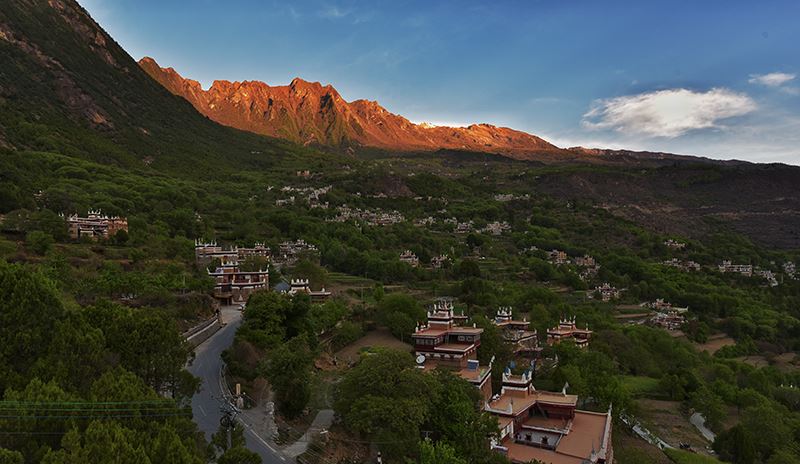 Jiaju Village in Danba