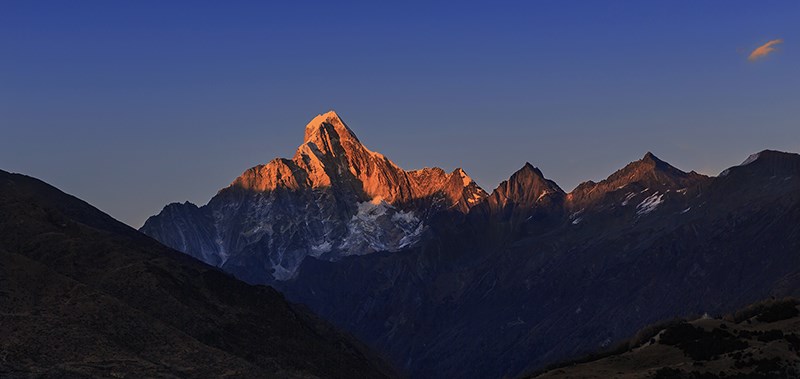 Siguniang Shan Mountain