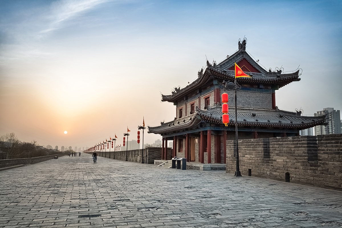 Old City Wall in Xian 