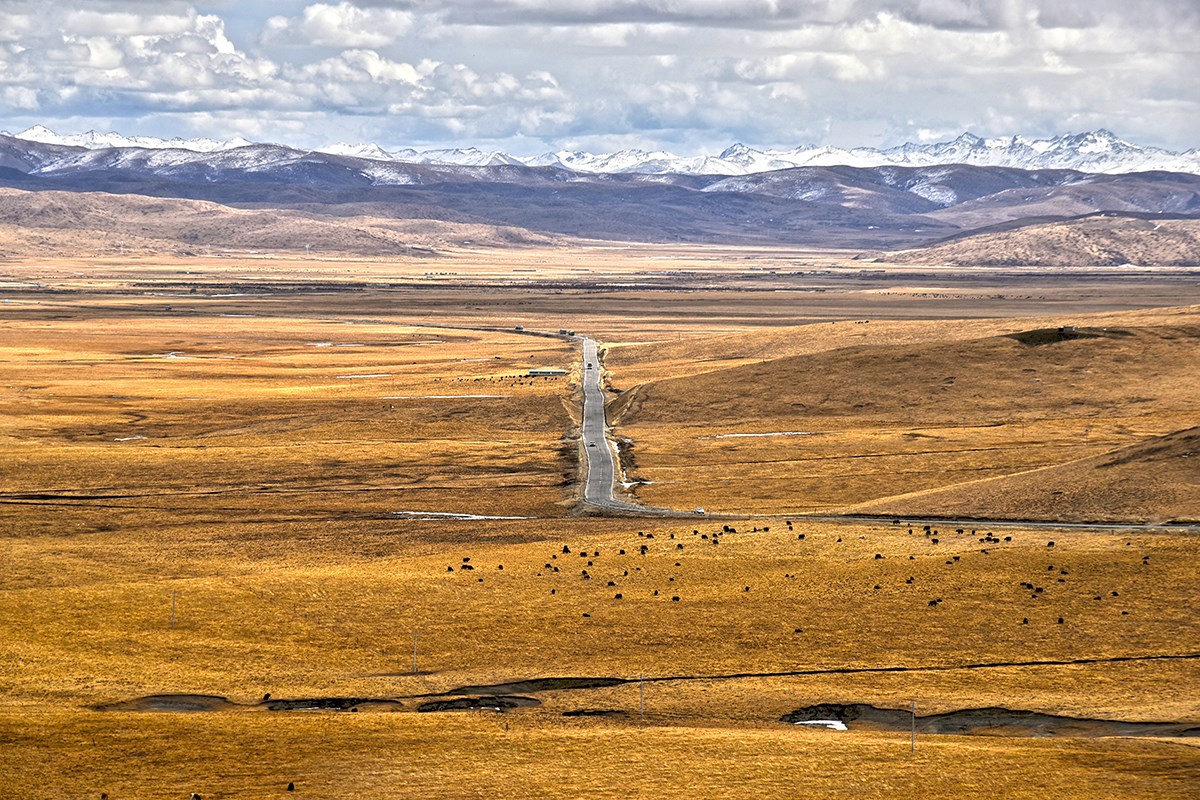 Ruoergai Steppe in Winter | Photo by Liu Bin