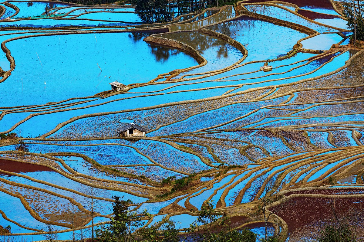 Yuanyang Terrace | Photo by Min Zhao
