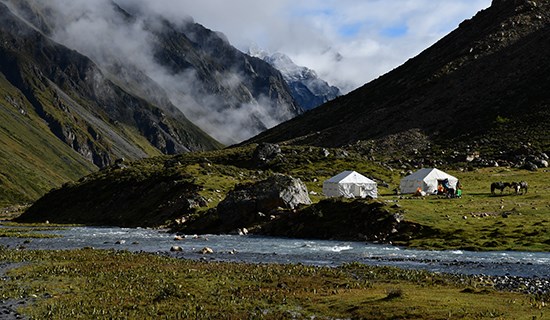 Trekking at Gongga Mountain in West Sichuan